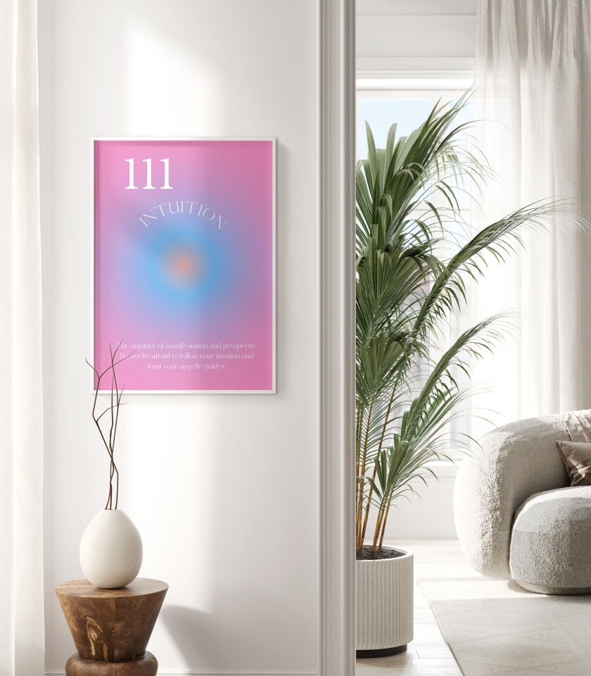 111 Intuition Çerçevesiz Poster