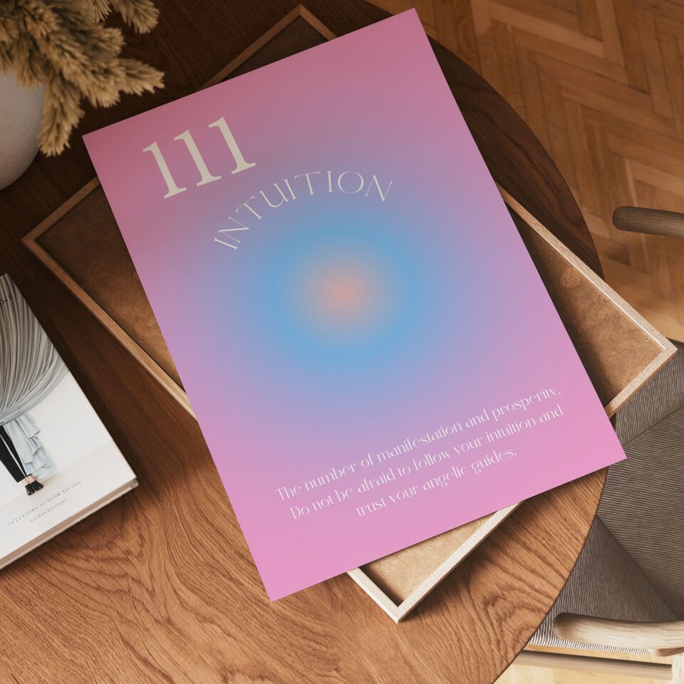 111 Intuition Çerçevesiz Poster