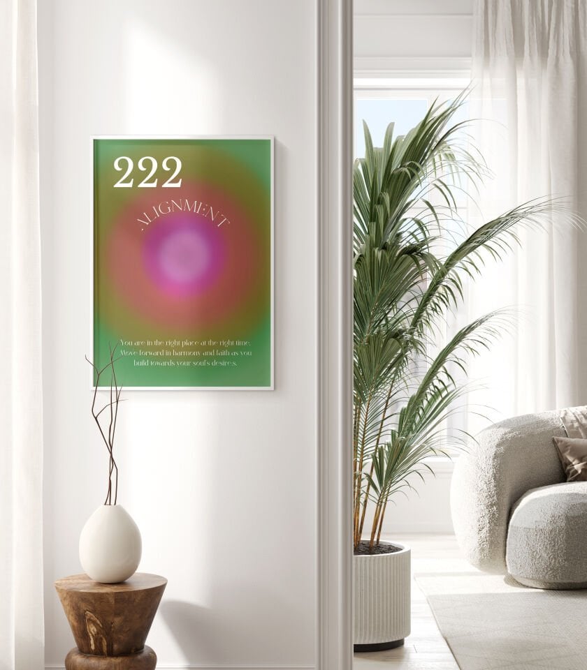 222 Alignment Çerçevesiz Poster