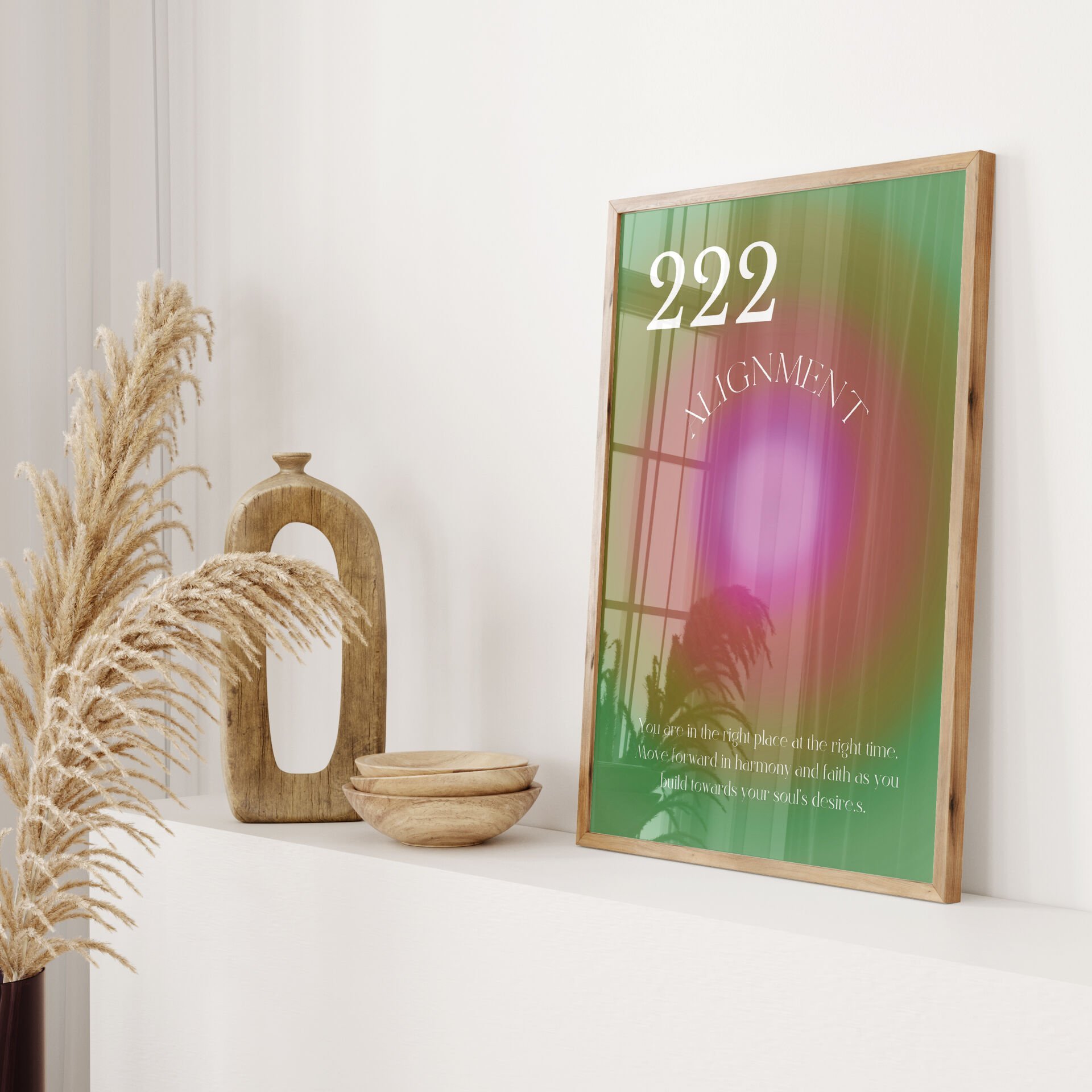 222 Alignment Çerçevesiz Poster