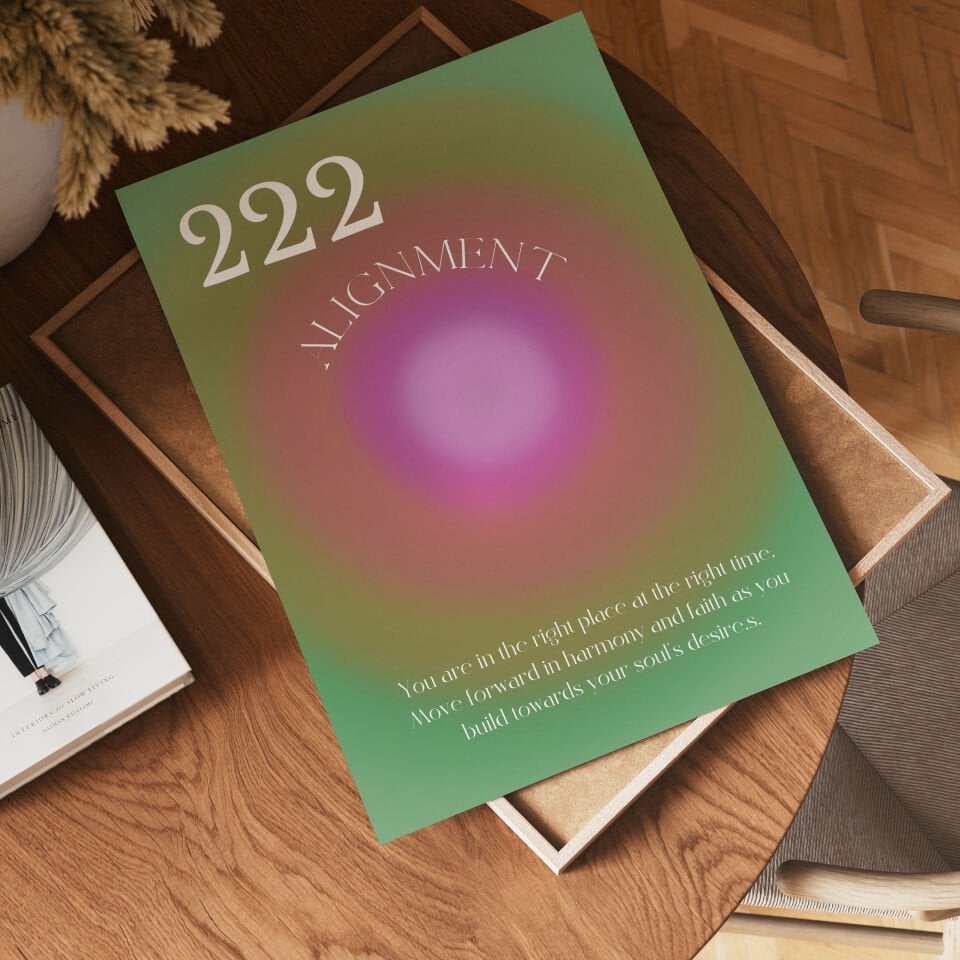 222 Alignment Çerçevesiz Poster