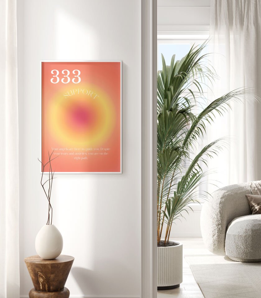 333 Support Çerçevesiz Poster