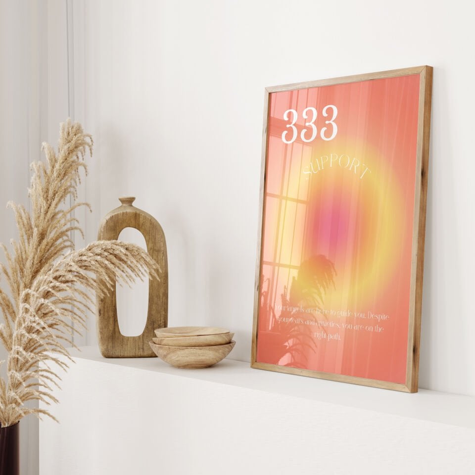 333 Support Çerçevesiz Poster