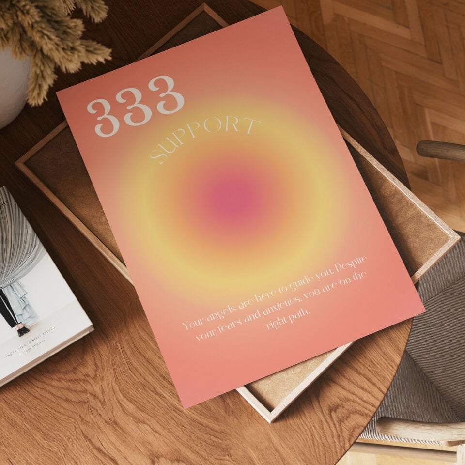333 Support Çerçevesiz Poster