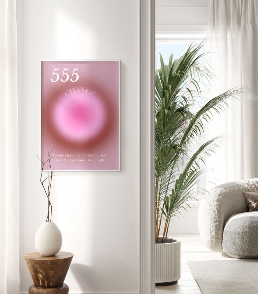 Angel Number 555 Çerçevesiz Poster