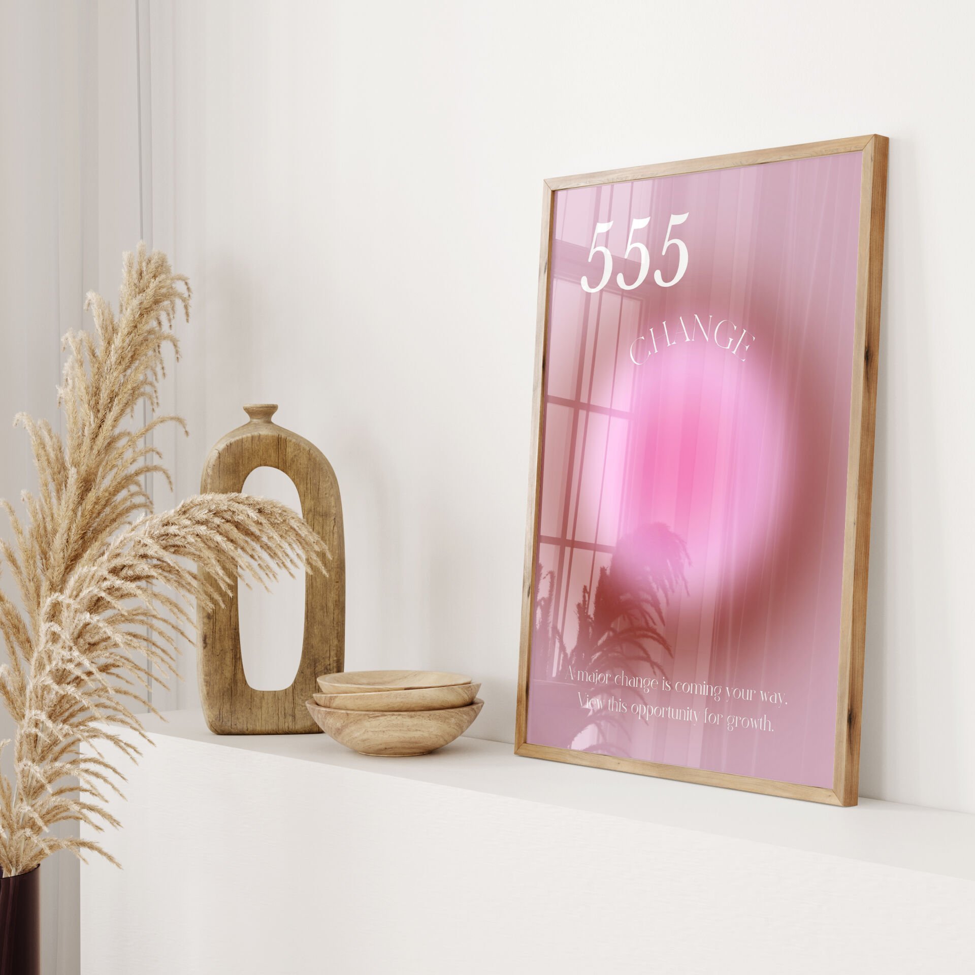 Angel Number 555 Çerçevesiz Poster