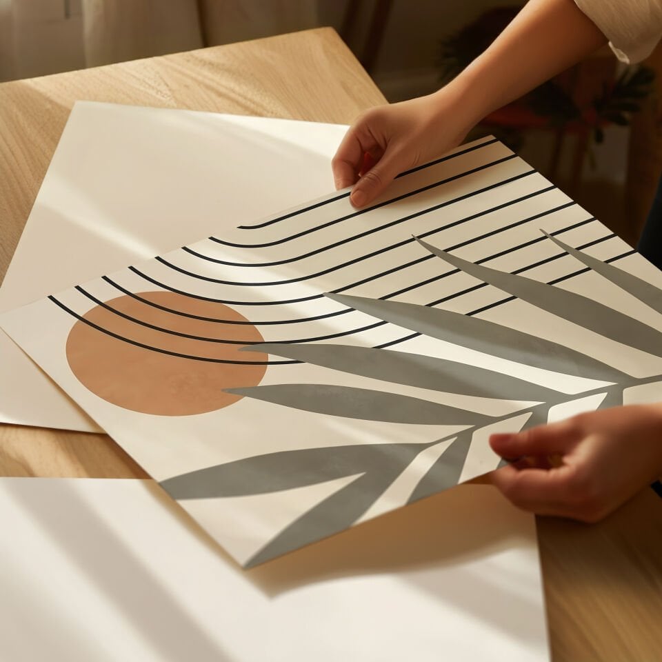 Terracotta Palm Rise Çerçevesiz Poster