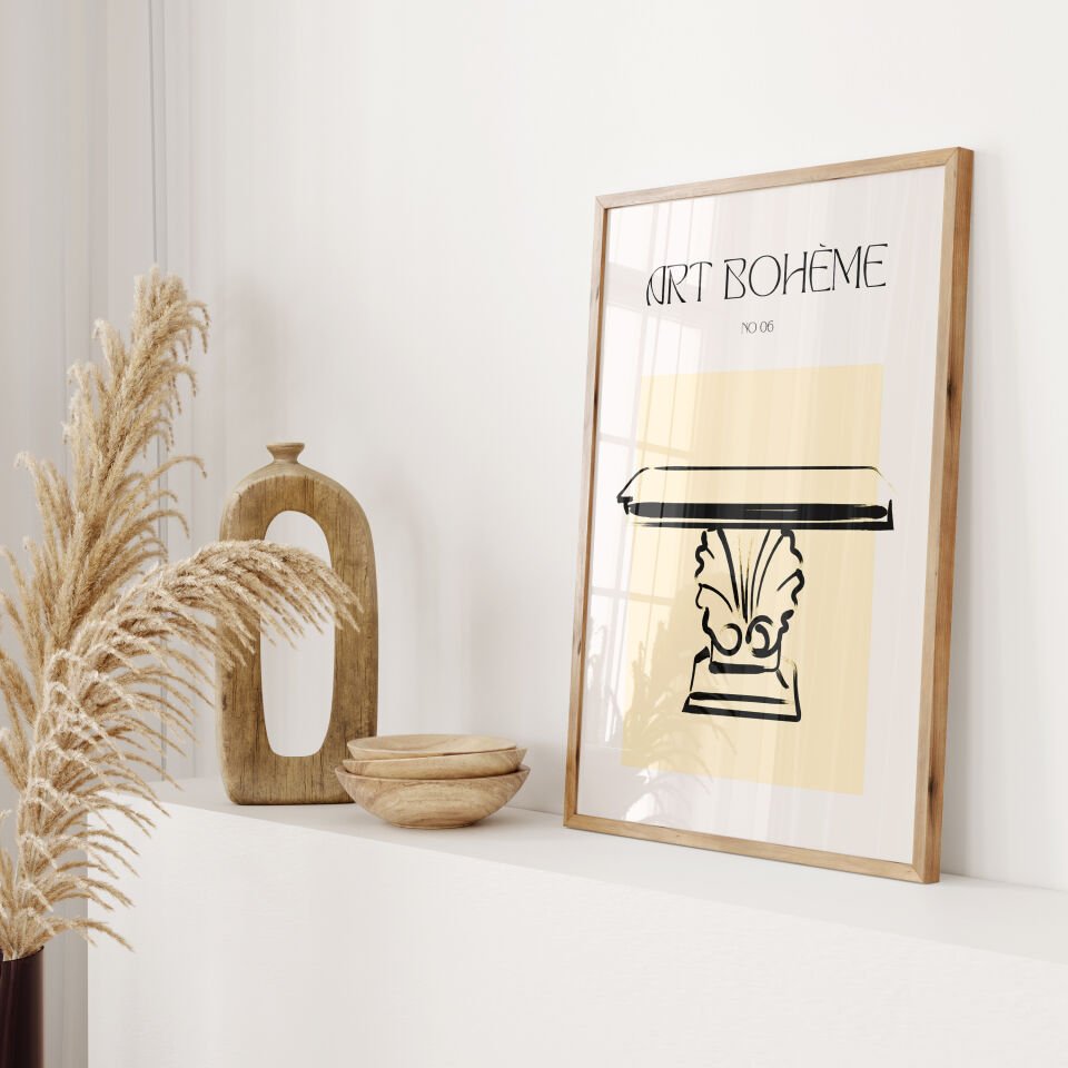 Bohème Column Çerçevesiz Poster