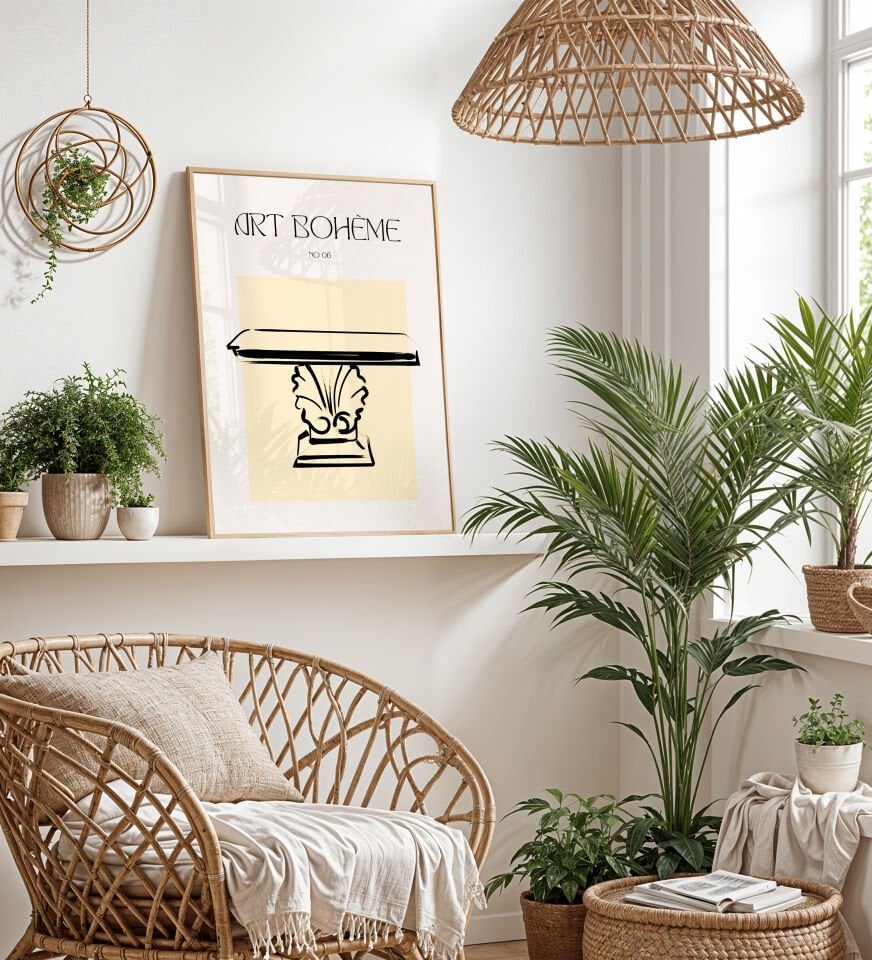 Bohème Column Çerçevesiz Poster