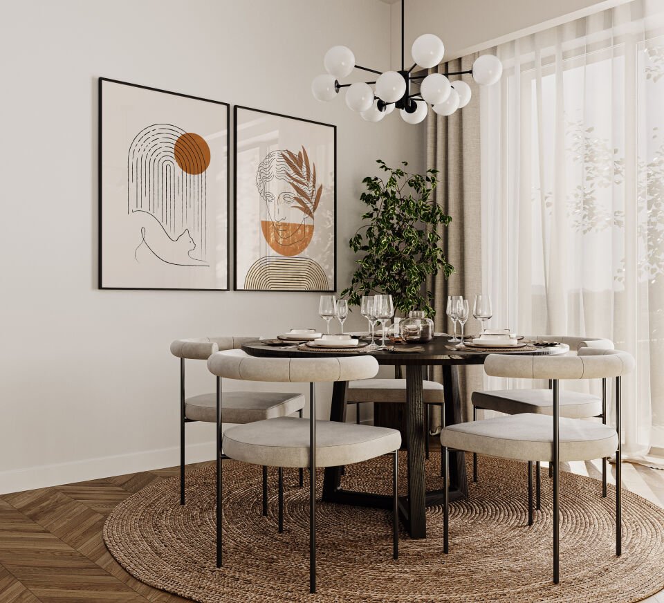 Terracotta Faces 2’li Çerçevesiz Poster