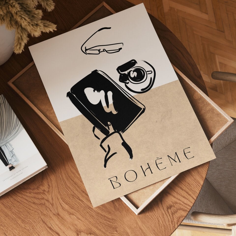 Bohème Journal Çerçevesiz Poster