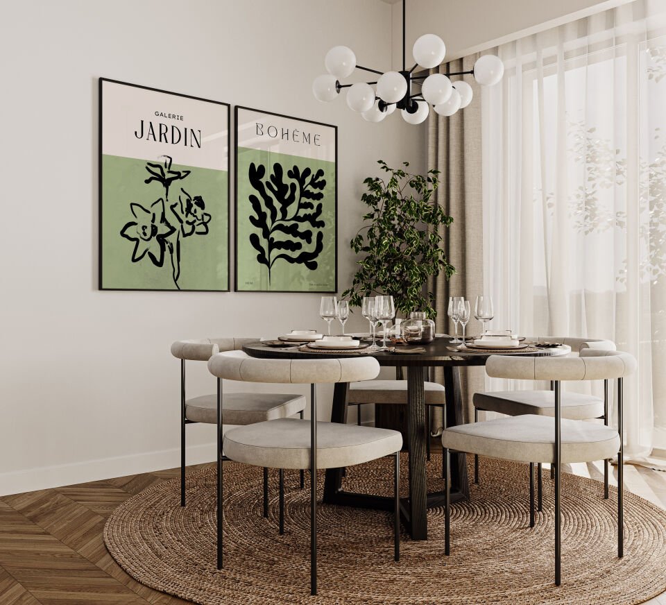 Galerie Jardin Bohème 2’li Çerçevesiz Poster