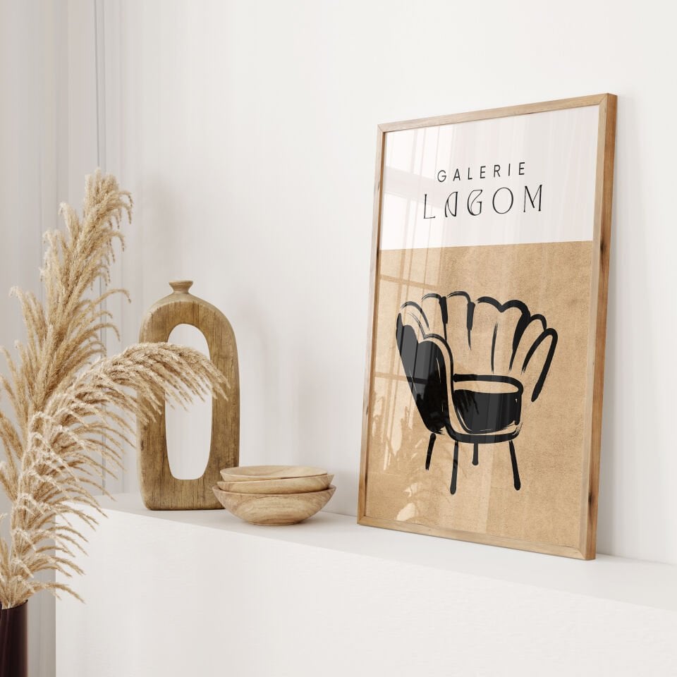 Lagom Lounge Çerçevesiz Poster