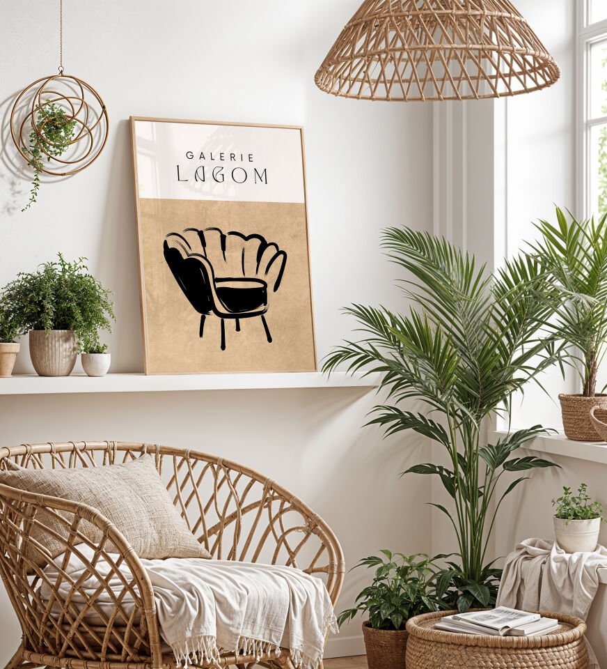 Lagom Lounge Çerçevesiz Poster