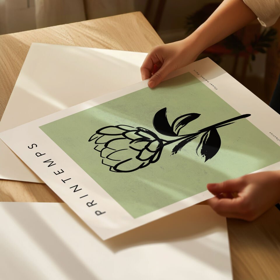 Spring Botanical Art 2’li Çerçevesiz Poster