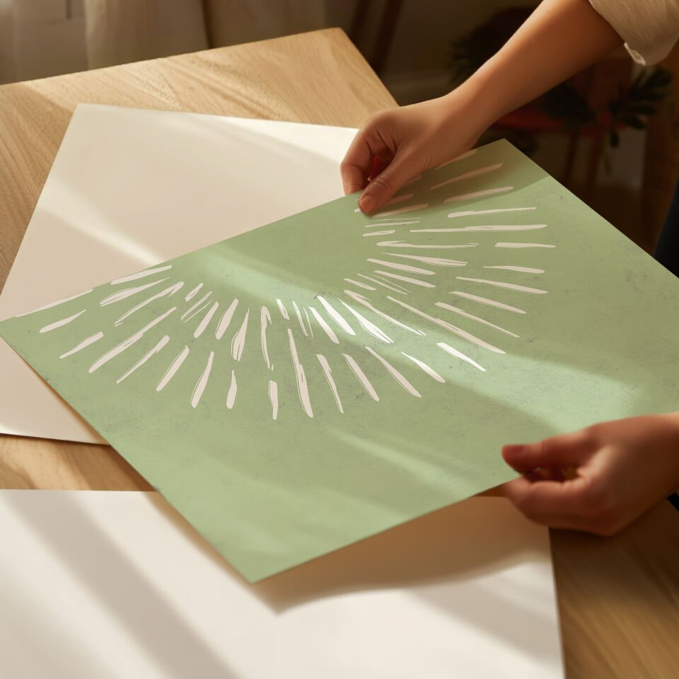 Scandinavian Green 2’li Çerçevesiz Poster