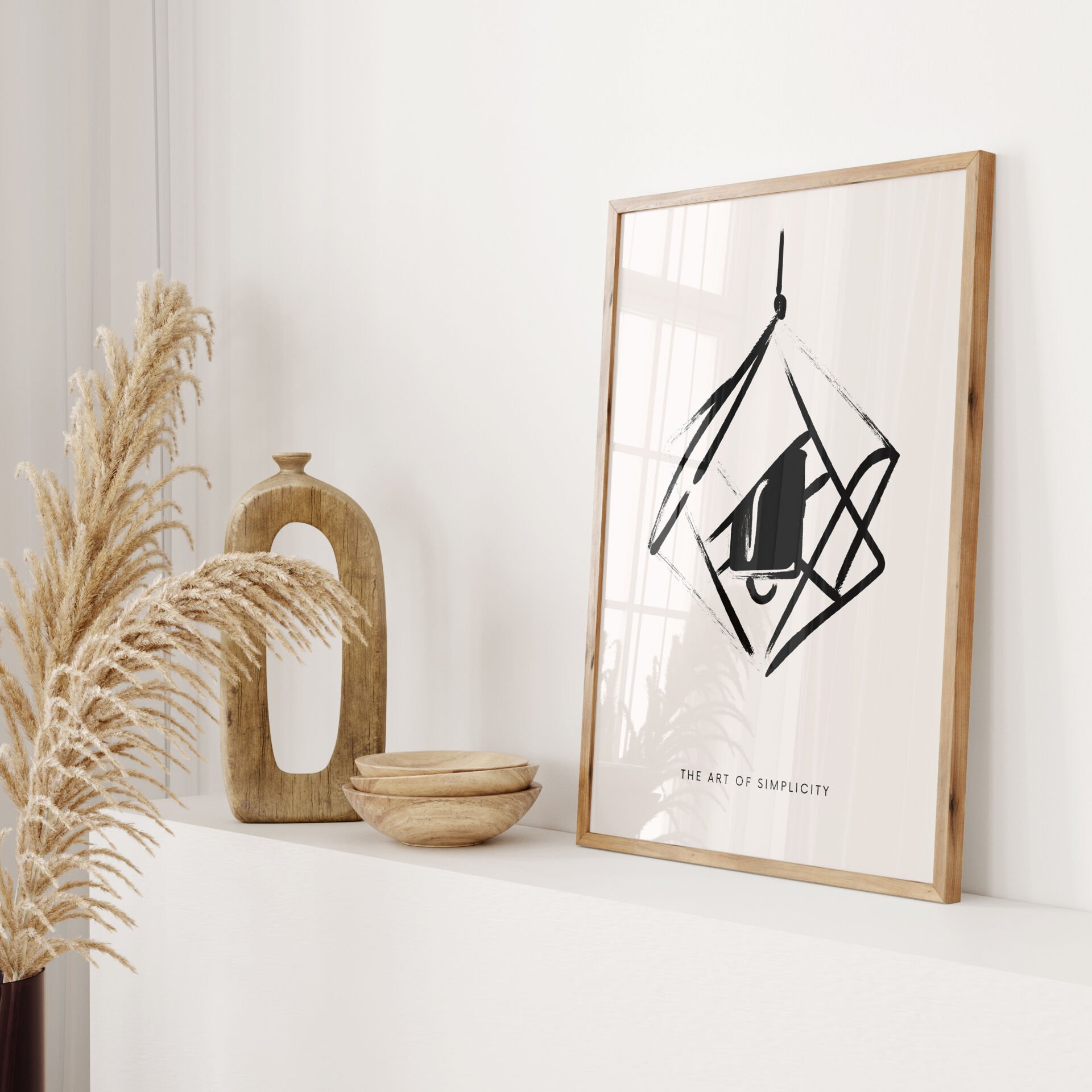 Abstract Boho Çerçevesiz Poster