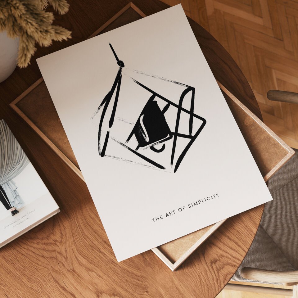 Abstract Boho Çerçevesiz Poster