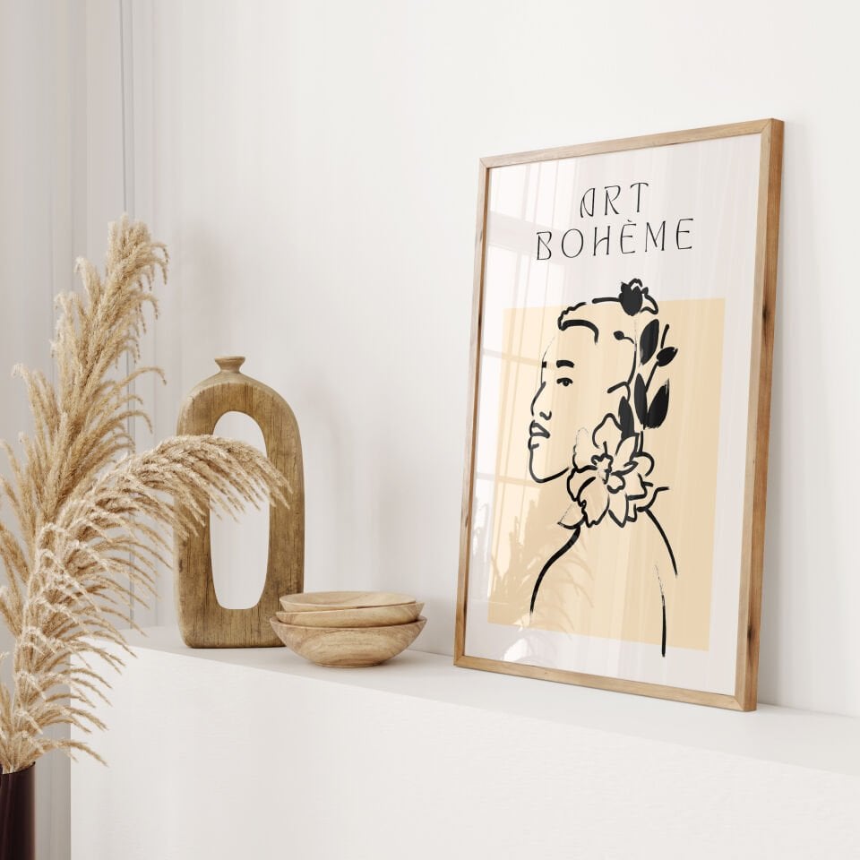Golden Muse | Çerçevesiz Poster
