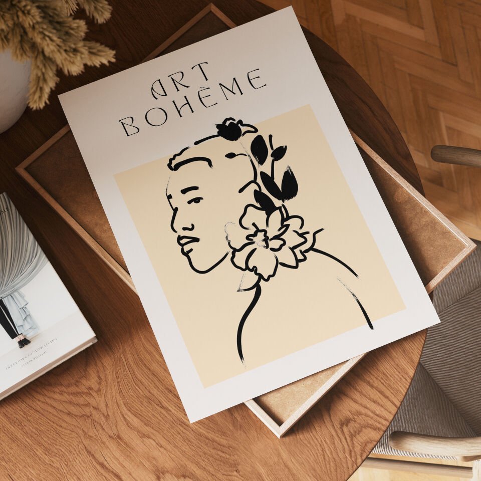 Golden Muse | Çerçevesiz Poster