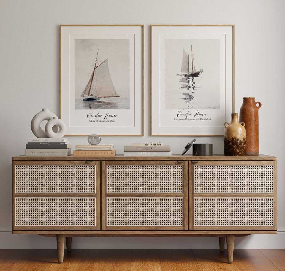 Sailing Serenity 2'li Çerçevesiz Poster