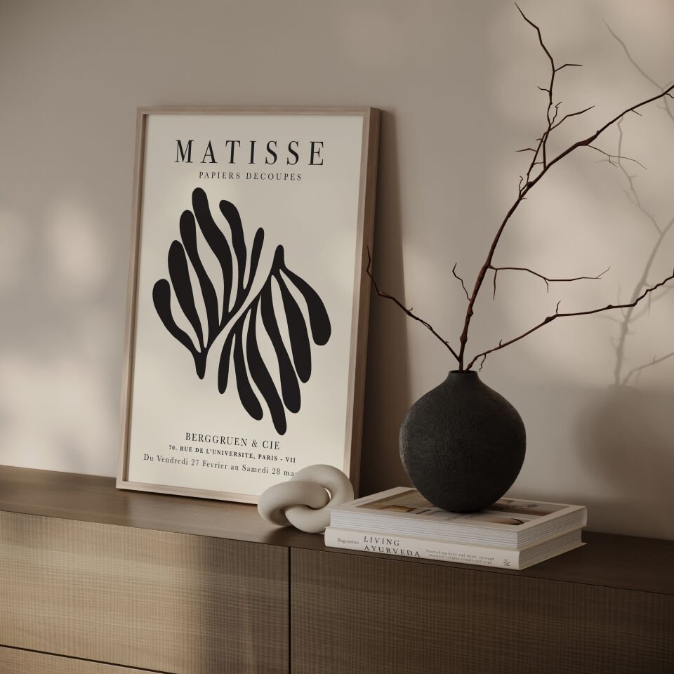 Henri Matisse Modern 2'li Çerçevesiz Poster