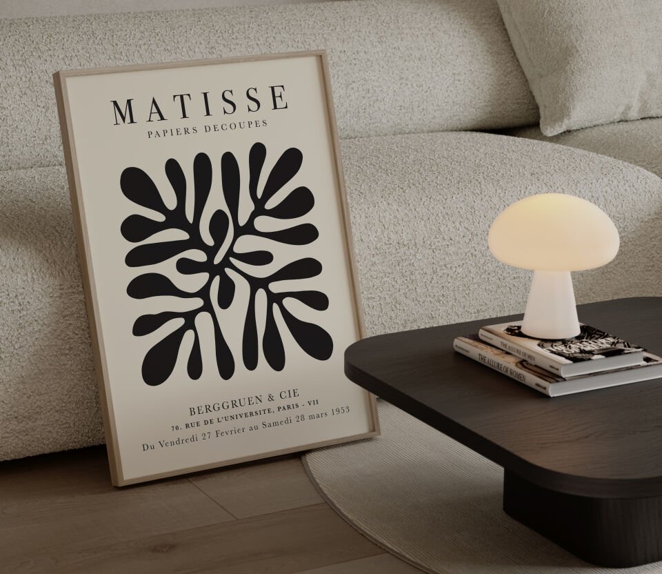 Henri Matisse Modern 2'li Çerçevesiz Poster