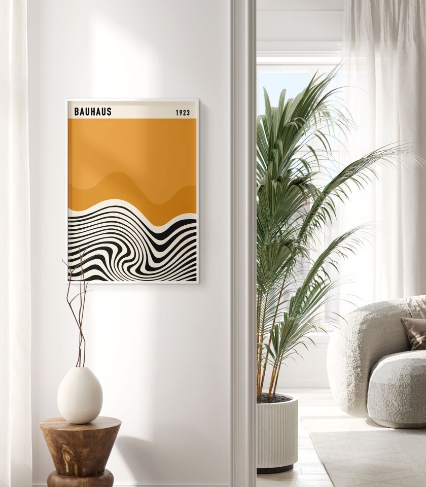 Bauhaus Çerçevesiz Poster