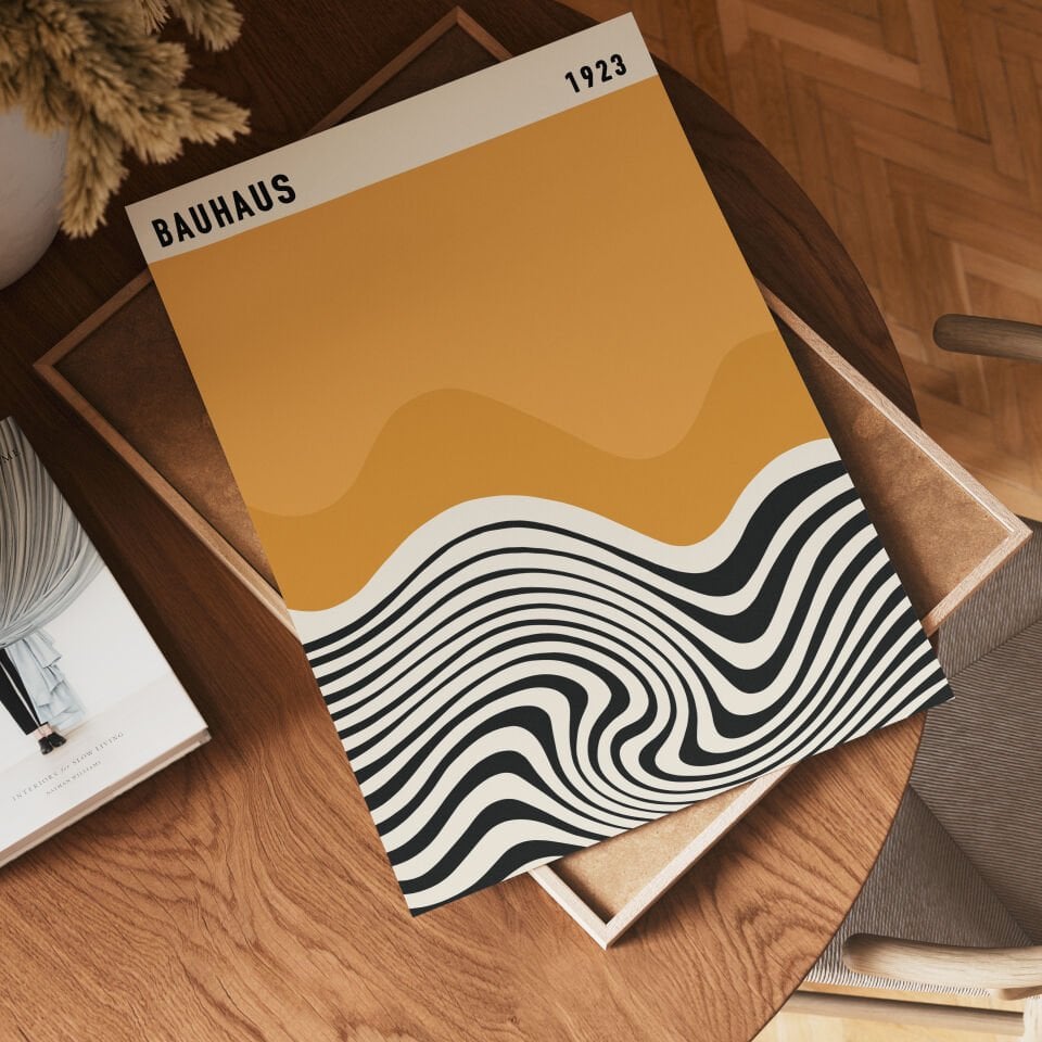 Bauhaus Çerçevesiz Poster
