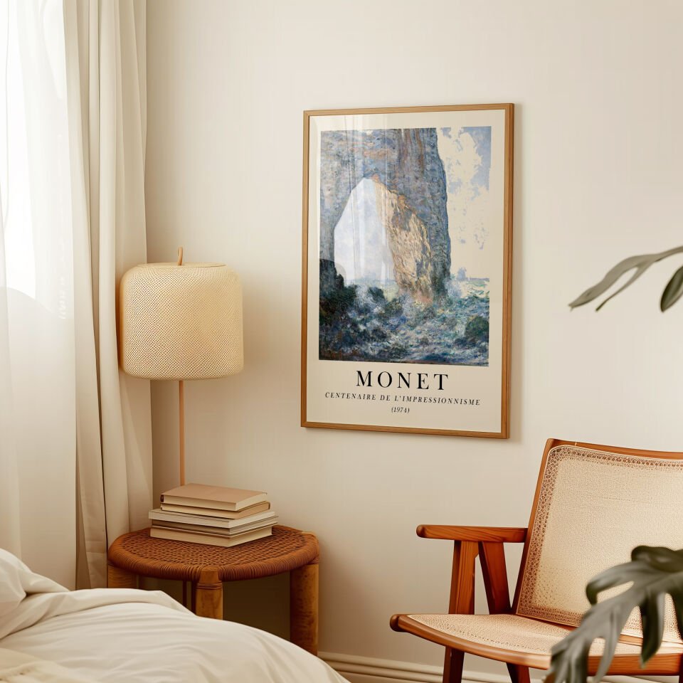 Monet Impressionist Çerçevesiz Poster