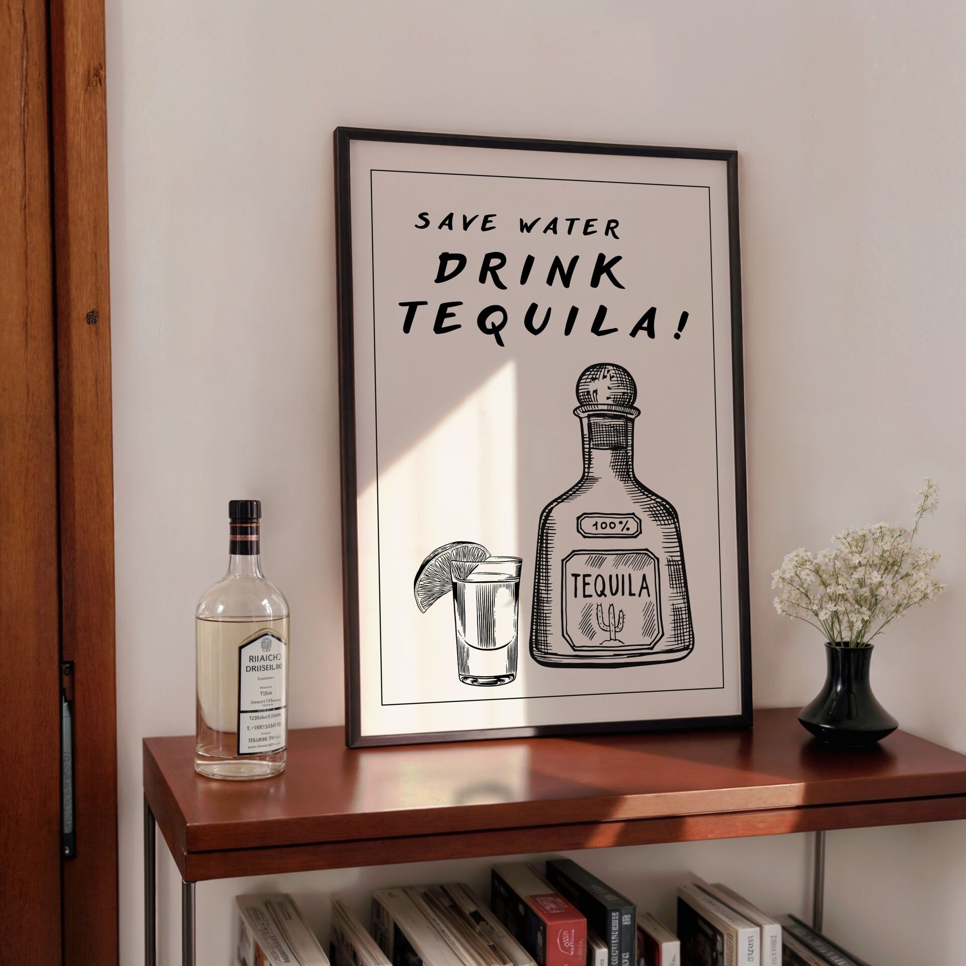 Drink Tequila Çerçevesiz Poster