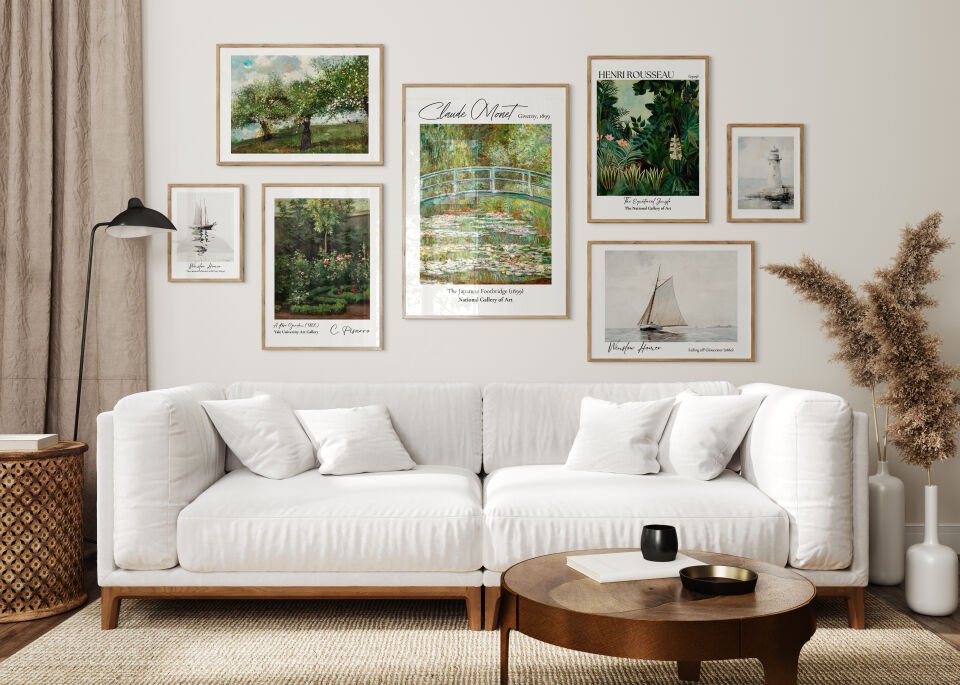 Calm & Classic Vintage Çerçevesiz Poster Set
