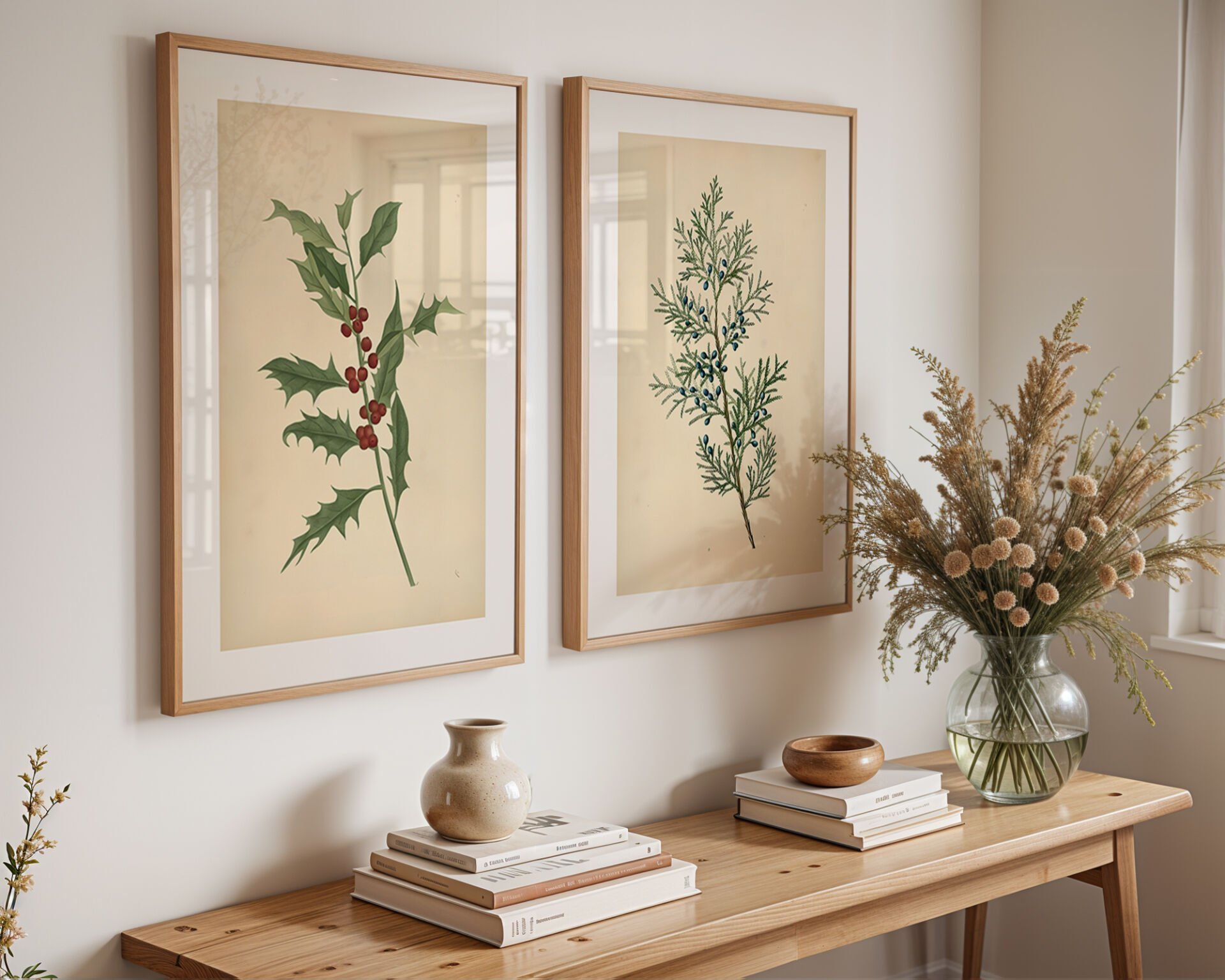 Nature Botanical 2'li Çerçevesiz Poster